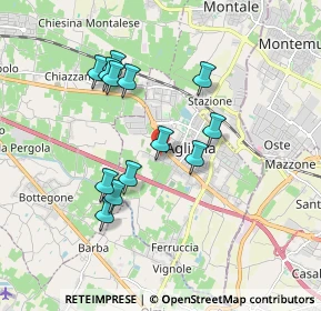 Mappa Via Salcetana, 51031 Agliana PT, Italia (1.68154)