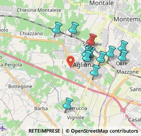 Mappa Via Salcetana, 51031 Agliana PT, Italia (1.70615)