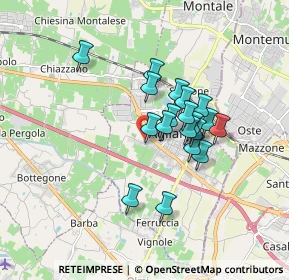 Mappa Via Salcetana, 51031 Agliana PT, Italia (1.34421)
