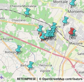 Mappa Via Salcetana, 51031 Agliana PT, Italia (1.756)