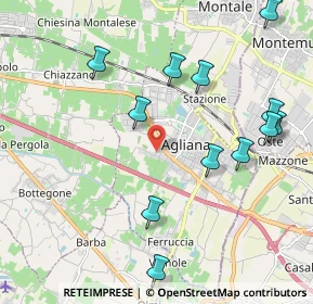 Mappa Via Salcetana, 51031 Agliana PT, Italia (2.35417)