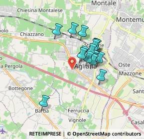 Mappa Via Salcetana, 51031 Agliana PT, Italia (1.38)
