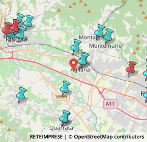 Mappa Via Salcetana, 51031 Agliana PT, Italia (5.8525)