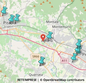 Mappa Via Salcetana, 51031 Agliana PT, Italia (6.30083)