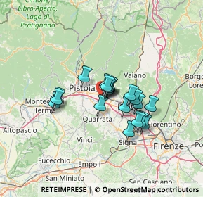 Mappa Via Salcetana, 51031 Agliana PT, Italia (9.3015)