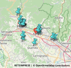 Mappa Via Salcetana, 51031 Agliana PT, Italia (6.2485)