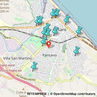 Mappa Via Fabio Filzi, 61122 Pesaro PU, Italia (1)