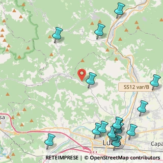 Mappa Via per torre, 55100 Lucca LU, Italia (6.65938)