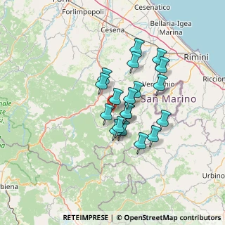 Mappa Via Circonvallazione, 47863 Novafeltria RN, Italia (10.42632)
