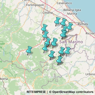 Mappa Via Circonvallazione, 47863 Novafeltria RN, Italia (11.3865)