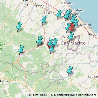 Mappa Via Circonvallazione, 47863 Novafeltria RN, Italia (16.5855)