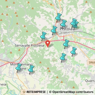 Mappa Via Tazzerina e Sardigna, 51100 Pistoia PT, Italia (4.54091)