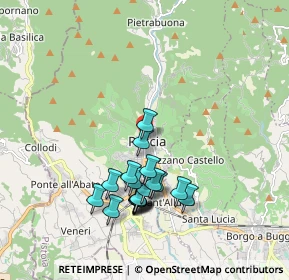 Mappa Piazza A. Gramsci, 51017 Pescia PT, Italia (1.80053)