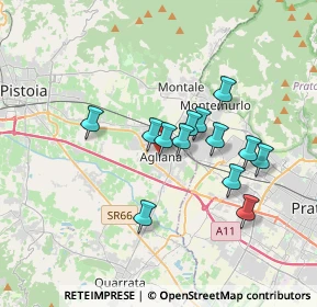 Mappa Via Bruno Buozzi, 51031 Agliana PT, Italia (2.95692)