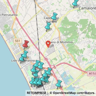Mappa Via dei Fabbri, 55041 Capezzano Pianore LU, Italia (3.0875)