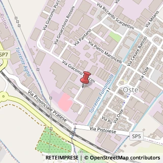 Mappa Via Ombrone, 69, 59013 Montemurlo, Prato (Toscana)
