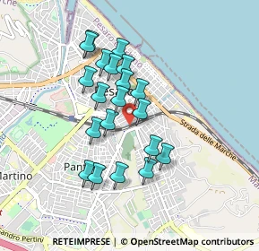 Mappa Via Torquato Tasso, 61121 Pesaro PU, Italia (0.757)