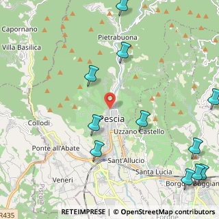 Mappa Via Benedetto Cairoli, 51017 Pescia PT, Italia (3.05182)