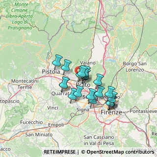 Mappa Via Umberto Ridolfi, 59100 Prato PO, Italia (10.766)