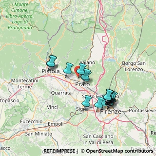 Mappa Via Umberto Ridolfi, 59100 Prato PO, Italia (14.353)