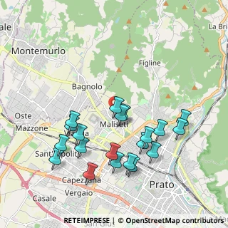 Mappa Via Umberto Ridolfi, 59100 Prato PO, Italia (2.039)