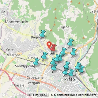 Mappa Via Umberto Ridolfi, 59100 Prato PO, Italia (2.0425)