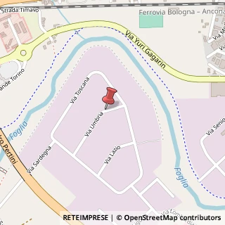 Mappa Via Umbria, 6, 61121 Pesaro, Pesaro e Urbino (Marche)