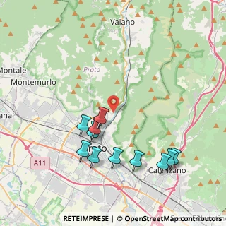 Mappa Via Giovanni Prati, 59100 Prato PO, Italia (4.34182)