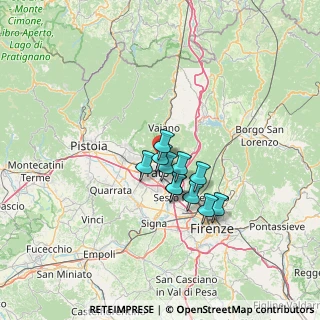 Mappa Via Giovanni Prati, 59100 Prato PO, Italia (9.10182)