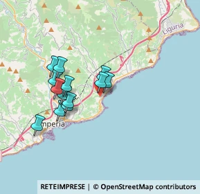Mappa Via Olanda, 18013 Diano Marina IM, Italia (3.03)