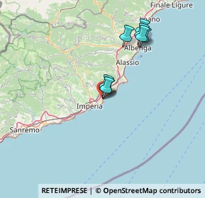 Mappa Via Olanda, 18013 Diano Marina IM, Italia (27.87833)