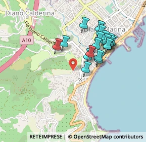 Mappa Via Olanda, 18013 Diano Marina IM, Italia (0.429)