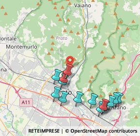 Mappa Via delle Sacca, 59100 Prato PO, Italia (4.75857)