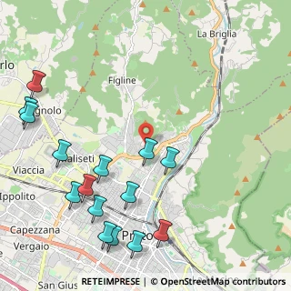 Mappa Via Per Il Monticello, 59100 Prato PO, Italia (2.77067)