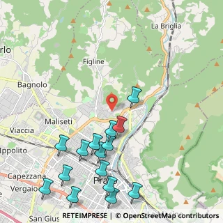 Mappa Via Per Il Monticello, 59100 Prato PO, Italia (2.67667)