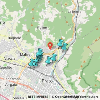 Mappa Via Per Il Monticello, 59100 Prato PO, Italia (1.52909)