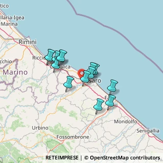 Mappa Vai Degli Abeti, 61122 Pesaro PU, Italia (10.72571)