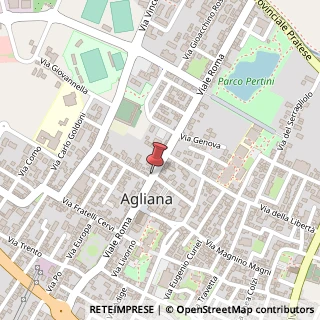 Mappa Viale Roma, 19 - 21, 51031 Agliana, Pistoia (Toscana)