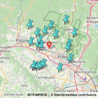 Mappa Via Parugiano di Sotto, 59013 Prato PO, Italia (7.3315)