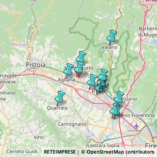 Mappa Via Parugiano di Sotto, 59013 Prato PO, Italia (6.38357)