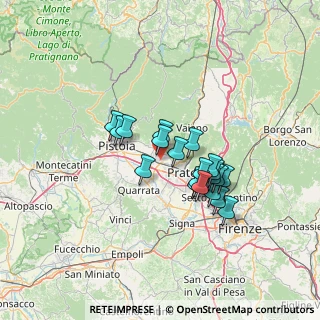 Mappa Via Parugiano di Sotto, 59013 Prato PO, Italia (10.7465)
