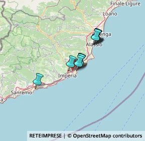 Mappa Strada Savoia, 18013 Diano Marina IM, Italia (9.27)