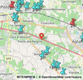 Mappa Via Bottaia, 51100 Pistoia PT, Italia (3.2045)