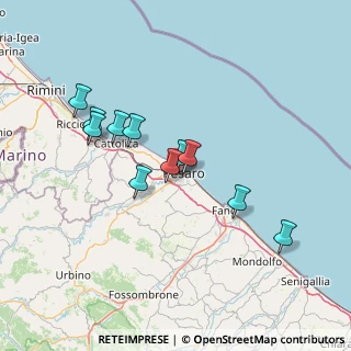 Mappa Via Gradara, 61121 Pesaro PU, Italia (12.77455)