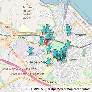 Mappa Via Gradara, 61121 Pesaro PU, Italia (0.778)