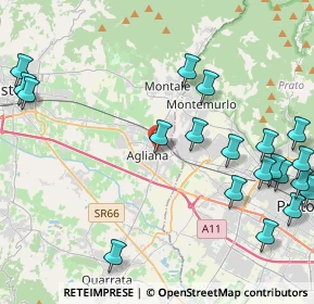 Mappa Via Serragliolo, 51031 Agliana PT, Italia (5.685)