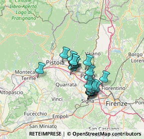 Mappa Via Serragliolo, 51031 Agliana PT, Italia (9.142)