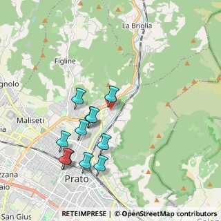 Mappa Via Ippolito Nievo, 59100 Prato PO, Italia (1.97182)
