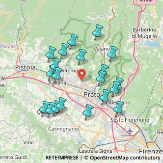 Mappa Via Natisone, 59100 Prato PO, Italia (7.5805)