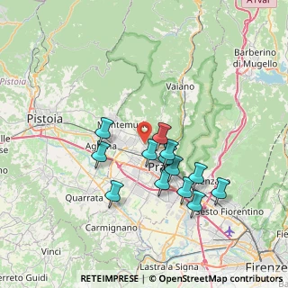 Mappa Via Natisone, 59100 Prato PO, Italia (6.62769)